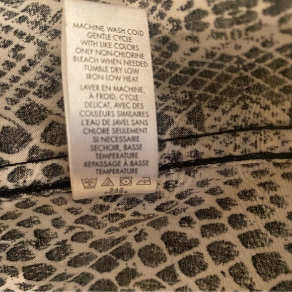 Calvin Klein Animal Print Blouse - Picture 7 of 13